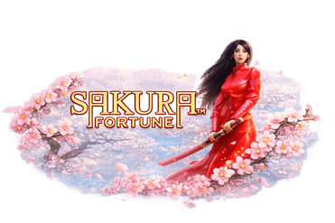 Sakura Fortune slot Quickspin japońska wojowniczka wiśnie re-spiny expanding wild